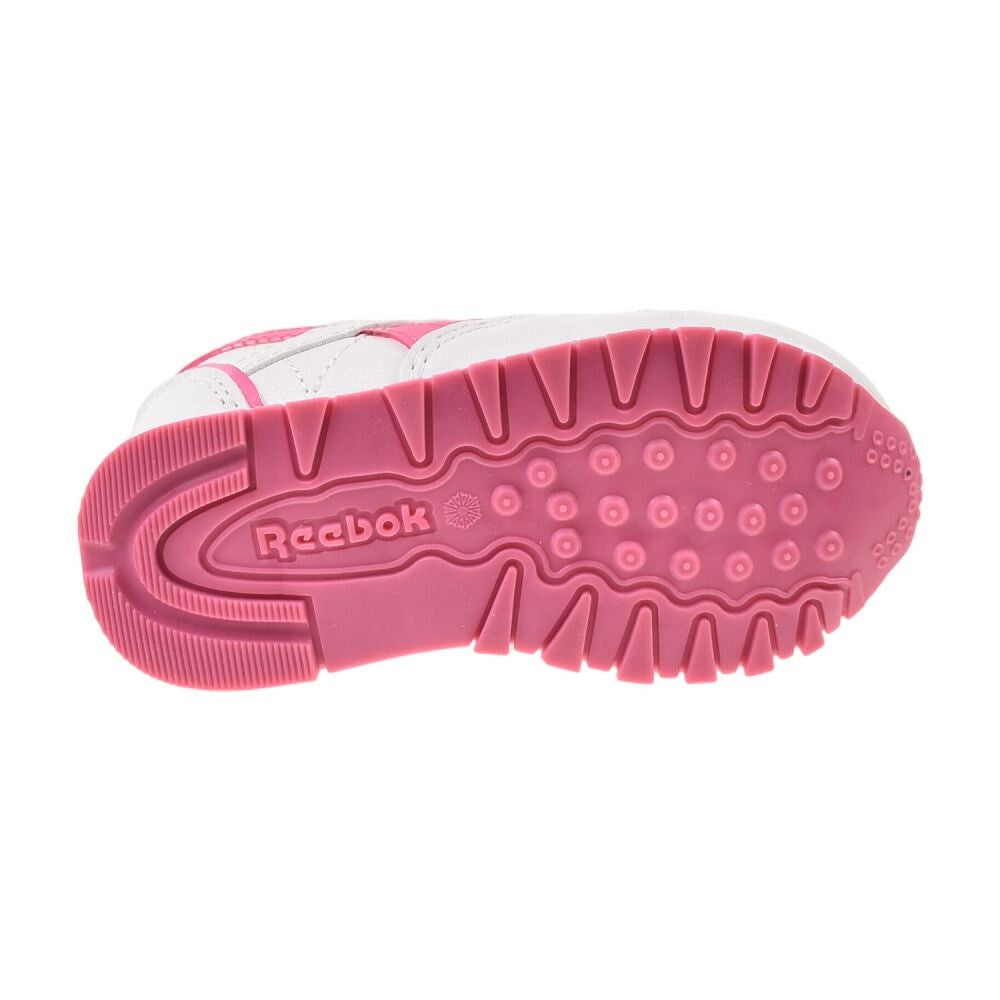 Reebok Classic Leather Step N Flash 2.0 Toddlers' Shoes White/Pink