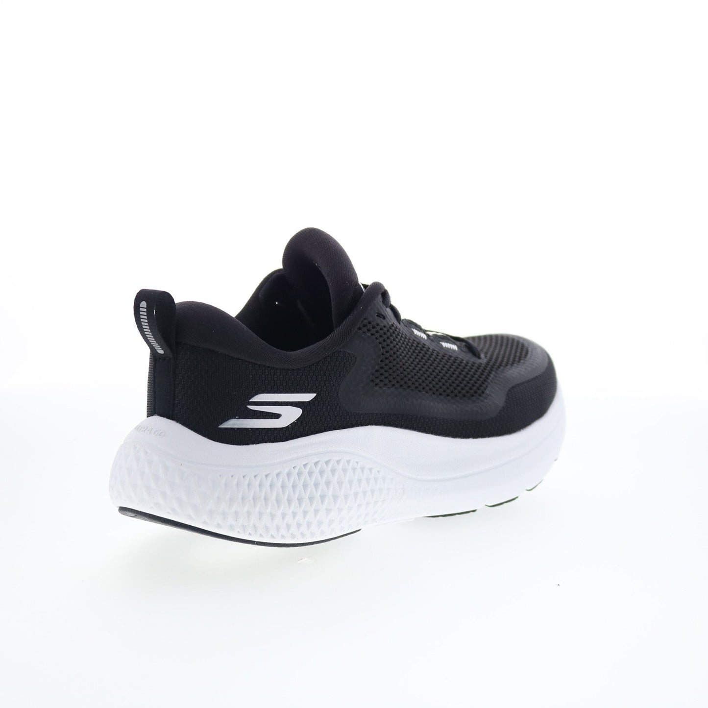 Skechers Go Run Supersonic 172086-BKW Womens Black Athletic Running Shoes