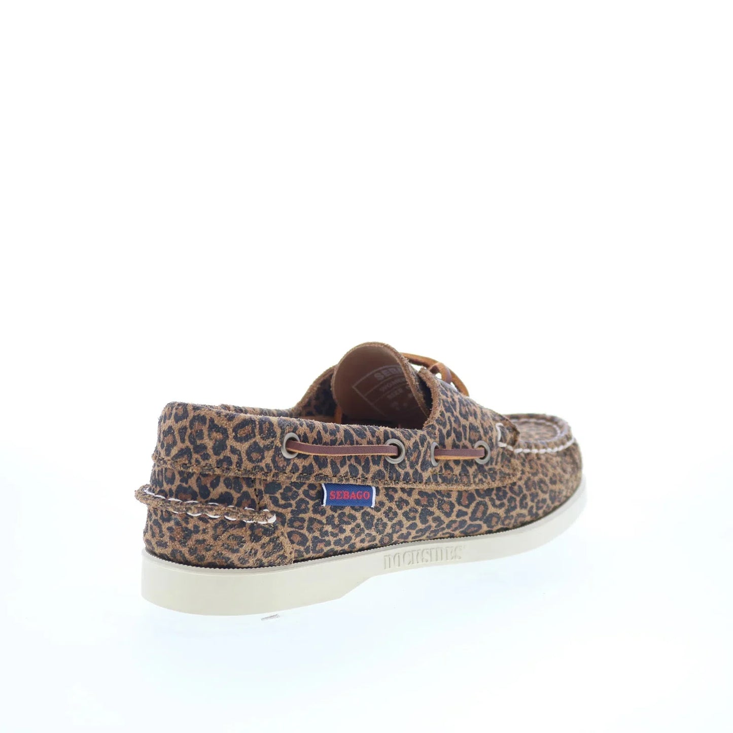 Sebago Portland Flesh Out Print Womens Brown Loafers & Slip Ons Boat Shoes
