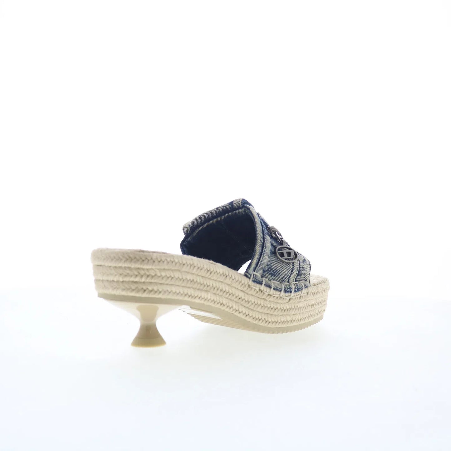 Diesel D-Ibiza 40 PCK Y03568-P8100-HA378 Womens Blue Heeled Sandals Shoes