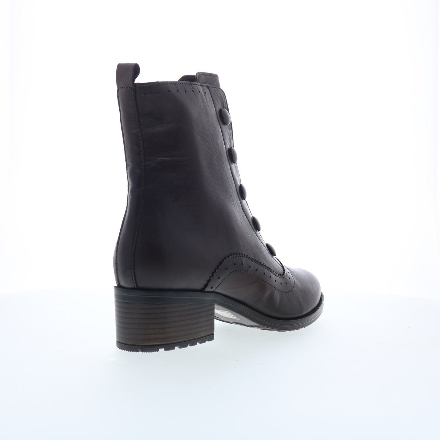 Miz Mooz Jozie Womens Brown Leather Zipper Ankle & Booties Boots