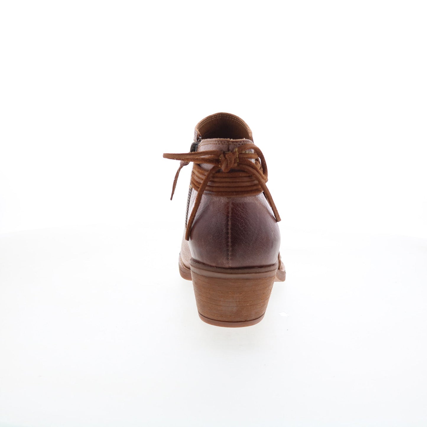 Sofft Aleah SF0070305 Womens Brown Leather Zipper Ankle & Booties Boots