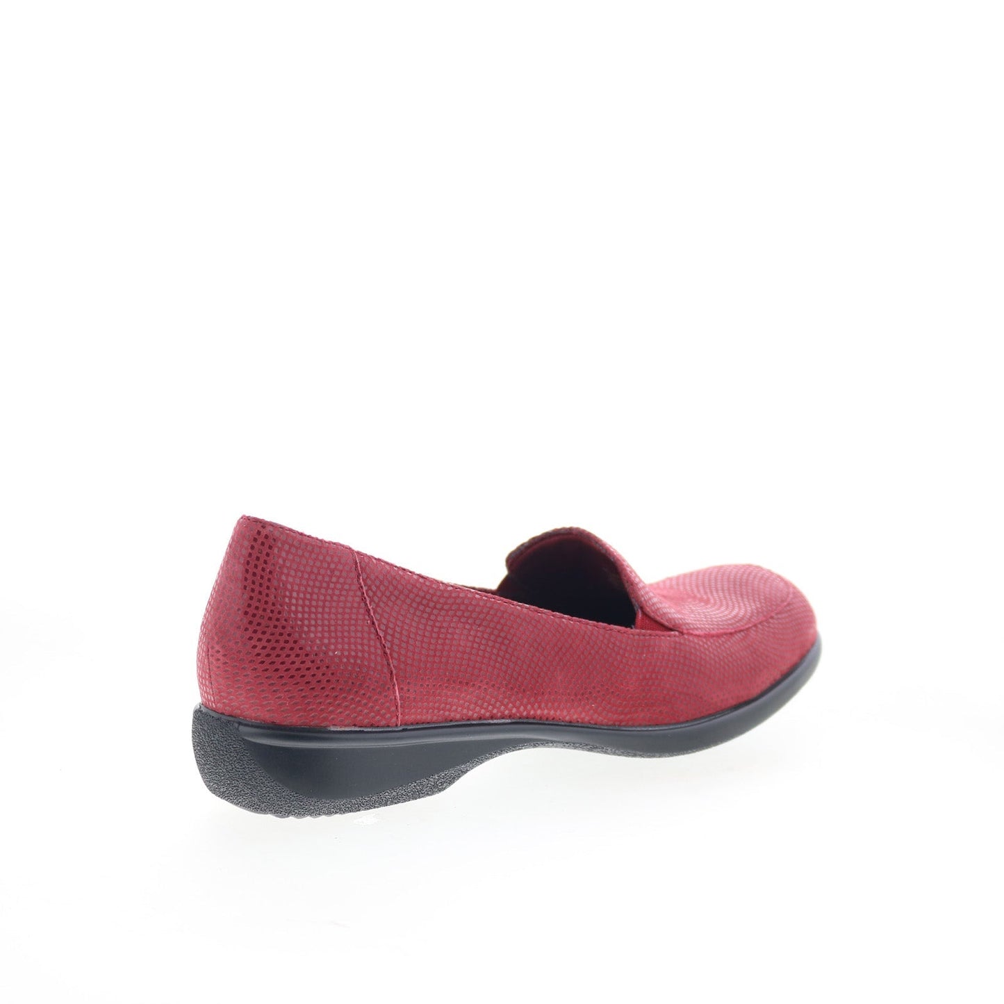 Trotters Jenn Mini Dots T1365-612 Womens Red Narrow Loafer Flats Shoes