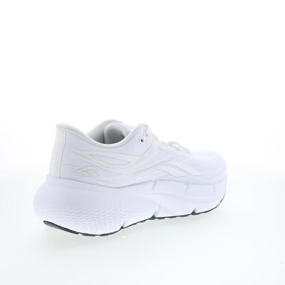 Reebok Zignition Womens White Canvas Lace Up Athletic Running Shoes