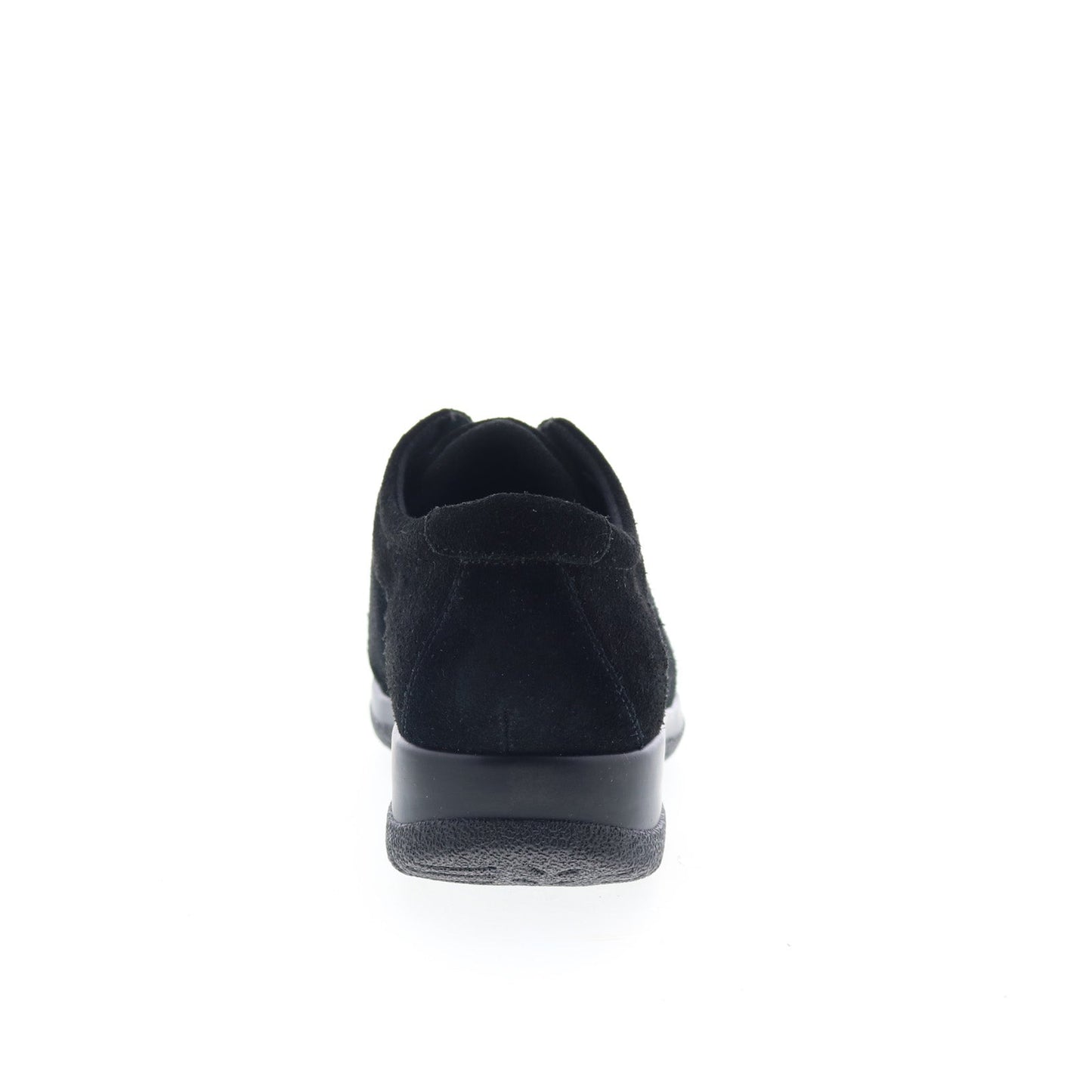 Drew Hope 10573-53 Womens Black Suede Lace Up Oxford Flats Shoes