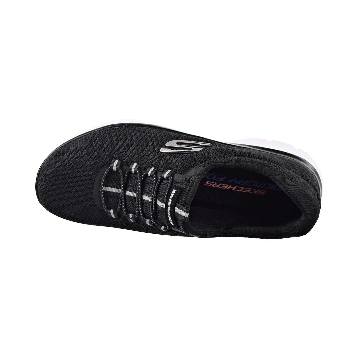 Skechers Summits Womens Shoes Black/White