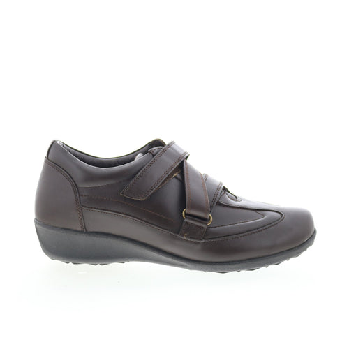 Drew Cario 14491-64 Womens Brown Leather Lifestyle Sneakers Shoes