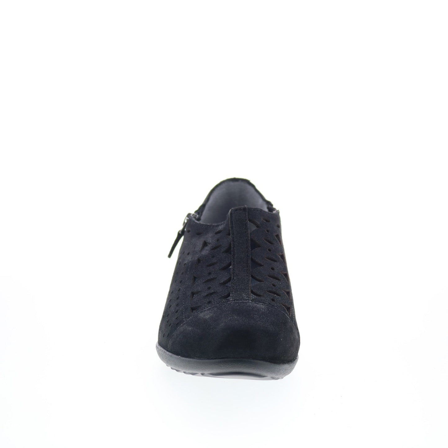 Drew Metro 14794-16 Womens Black Wide Leather Lifestyle Sneakers Shoes