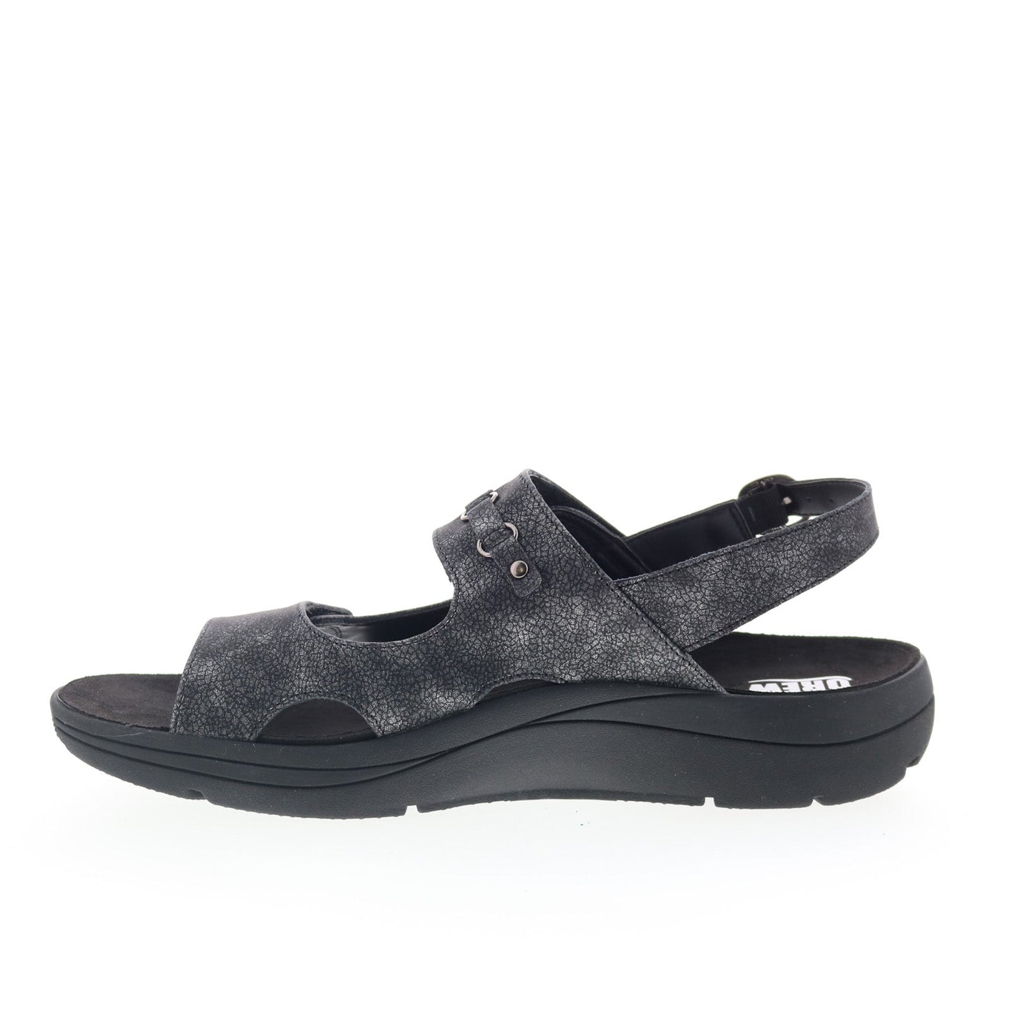 Drew Selina 17203-12 Womens Black Synthetic Slingback Sandals Shoes