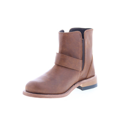 Jama Old West Western Boots 18164 Womens Brown Zipper Cowboy Western Boots