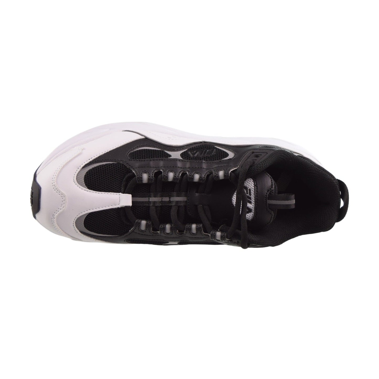 Fila Trigate Men's Shoes Black-White-Metallic Silver