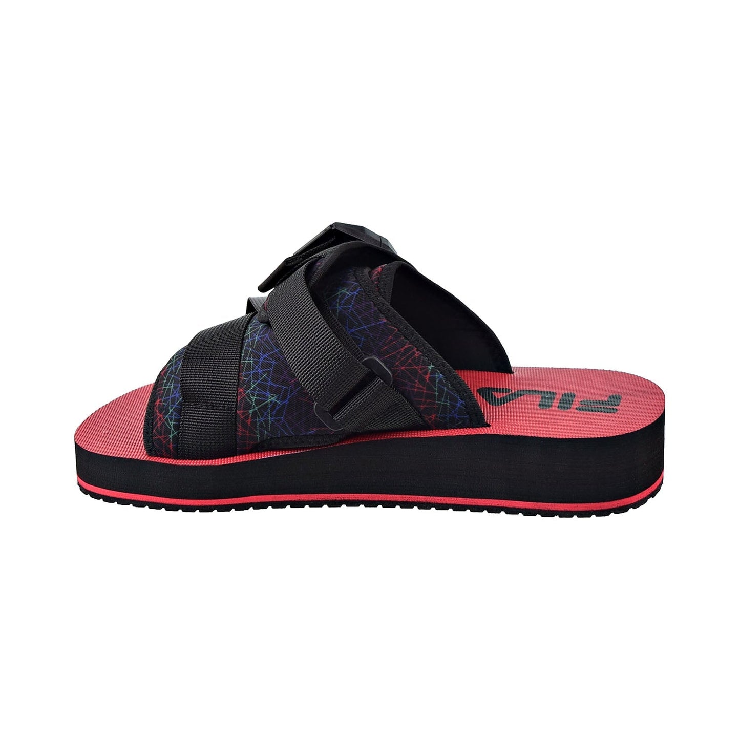 Fila Men's Sol-Slides V2 Black-Amazon-Electric Blue