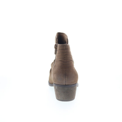 Clarks Everlay Coda 26111994 Womens Brown Nubuck Ankle & Booties Boots