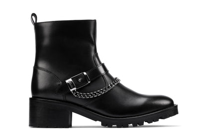 Clarks Roseleigh High 26155708 Womens Black Zipper Leather Casual Boots