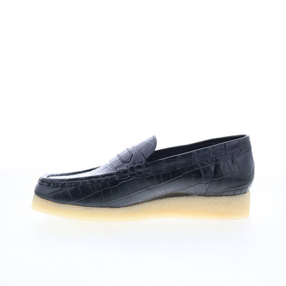 Clarks Wallabee Loafer 26174016 Womens Black Loafers & Slip Ons Casual Shoes