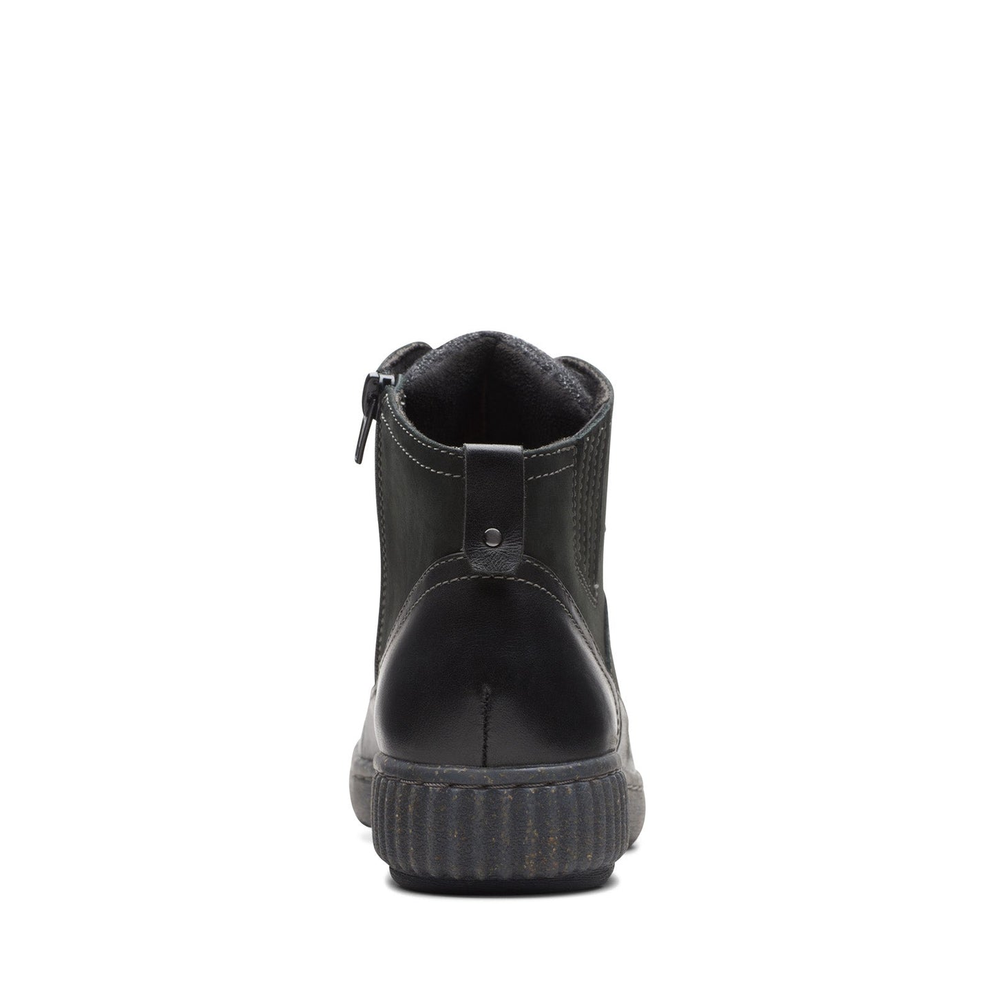Clarks Magnolia Moon 26174976 Womens Black Wide Nubuck Casual Dress Boots