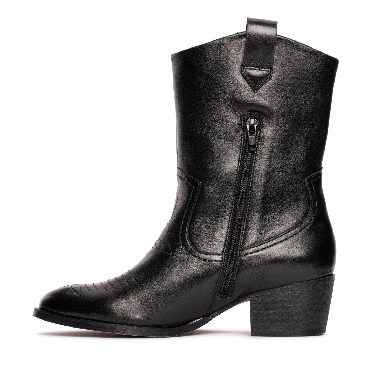 Clarks Octavia Up 26179079 Womens Black Leather Cowboy Western Boots