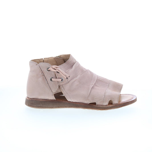 Miz Mooz Fuller 279043-103-6039 Womens Pink Leather Wedges Sandals Shoes