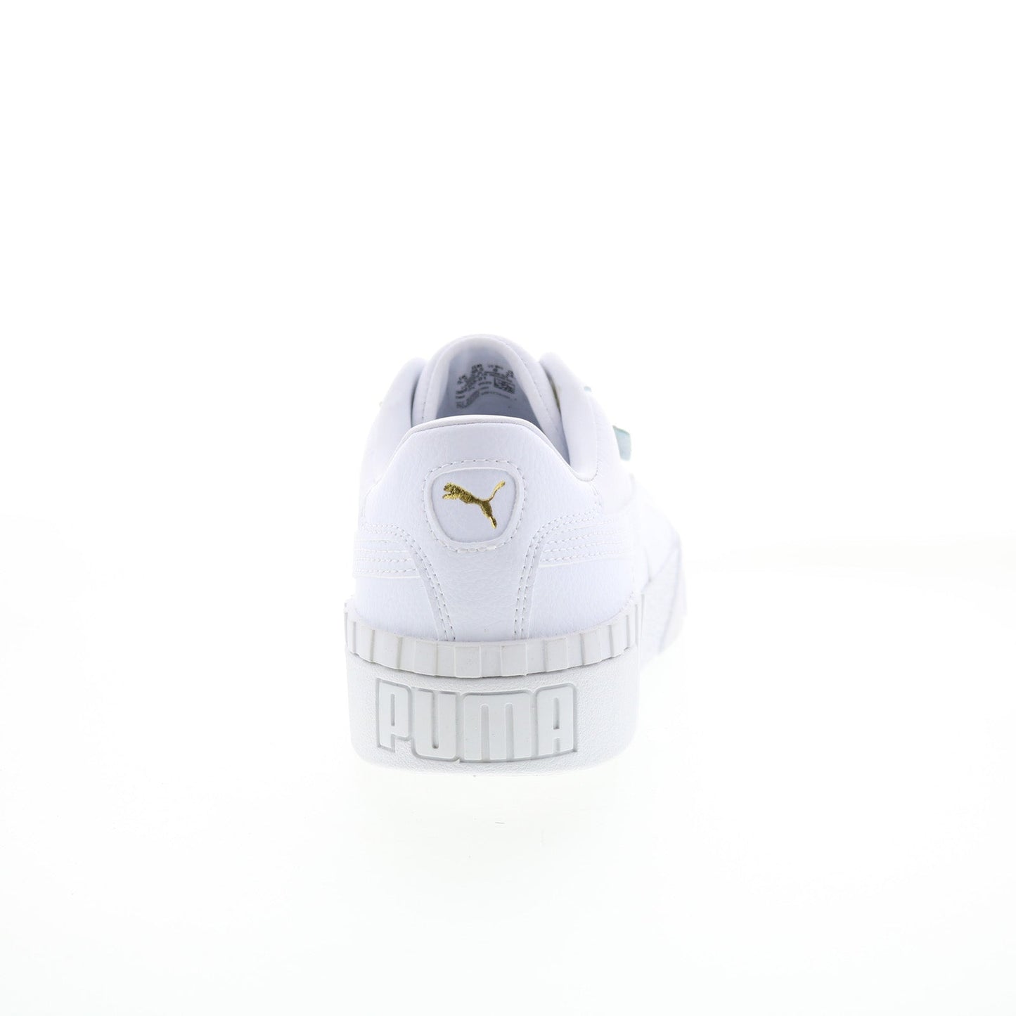 Puma Cali 36915501 Womens White Leather Lace Up Lifestyle Sneakers Shoes