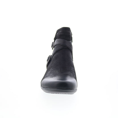 Dansko Faithe 5508-360200 Womens Black Leather Zipper Casual Dress Boots