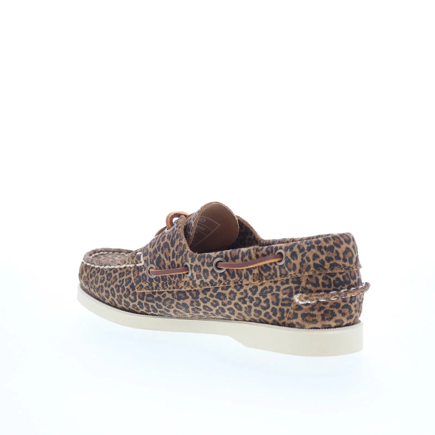 Sebago Portland Flesh Out Print Womens Brown Loafers & Slip Ons Boat Shoes