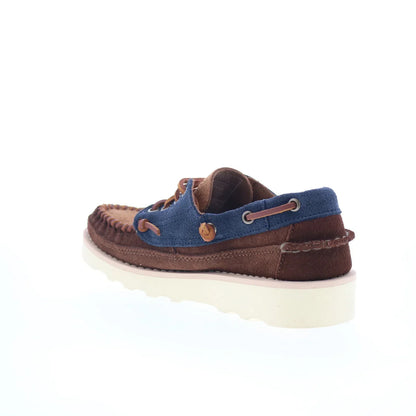 Sebago Cayuga 751142W-A1S Womens Brown Suede Loafers & Slip Ons Boat Shoes