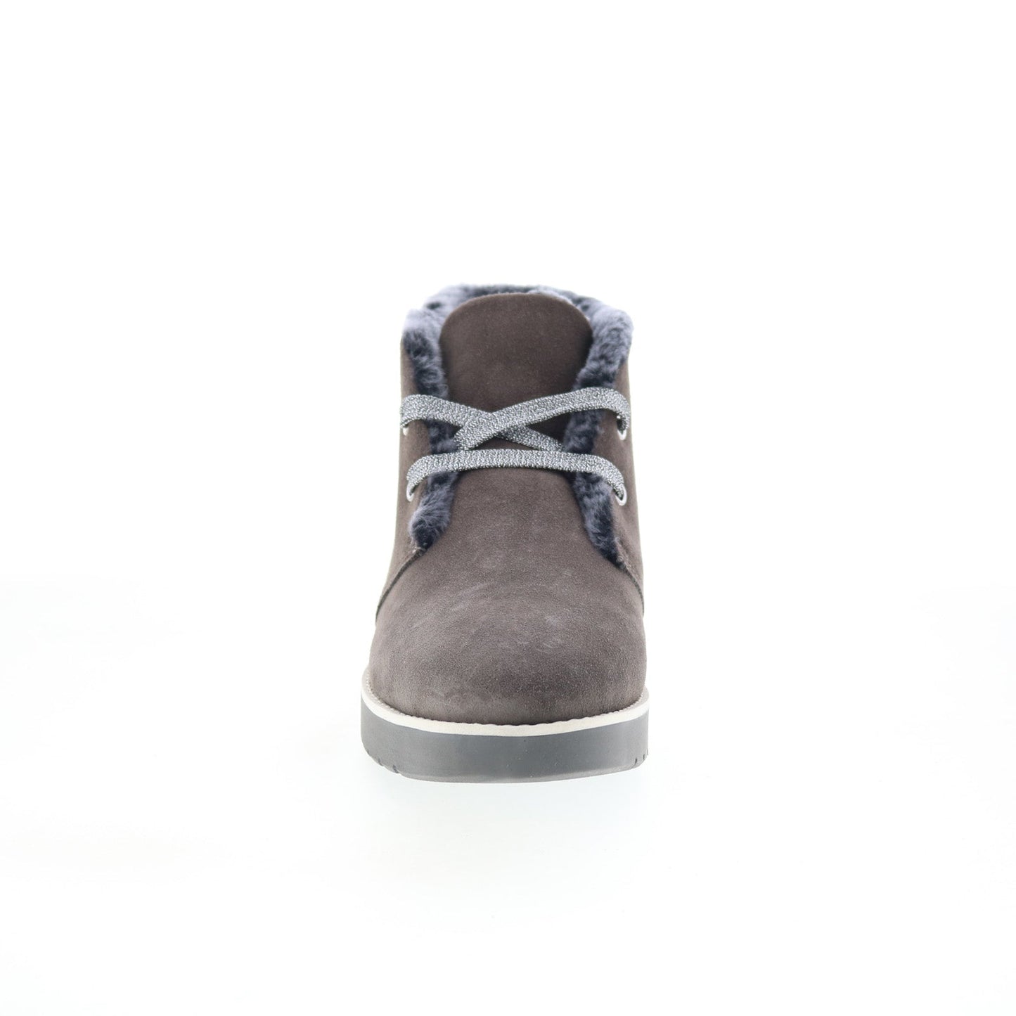 Johnston & Murphy Peyton 78-19748 Womens Gray Suede Chukkas Boots