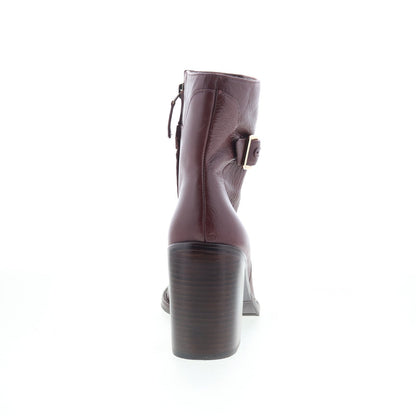 Johnston & Murphy Hope Bootie 78-51718 Womens Burgundy Ankle & Booties Boots