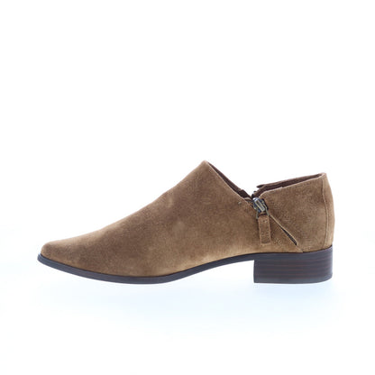 Johnston & Murphy Veronica 78-51893 Womens Brown Suede Ankle & Booties Boots