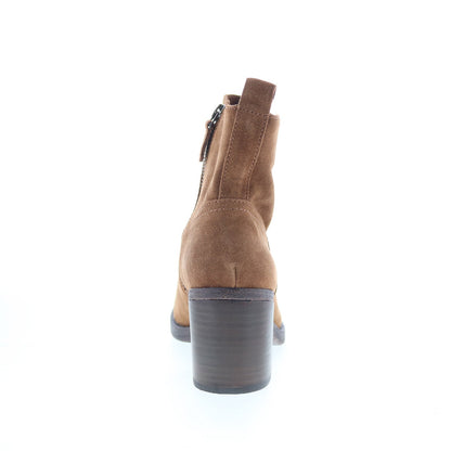 Johnston & Murphy Braelyn 78-51910 Womens Brown Suede Ankle & Booties Boots