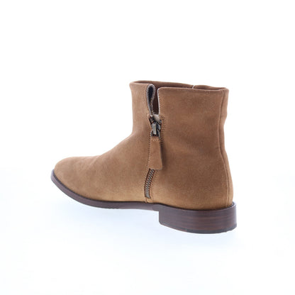 Johnston & Murphy Liliana 78-51963 Womens Brown Suede Casual Dress Boots