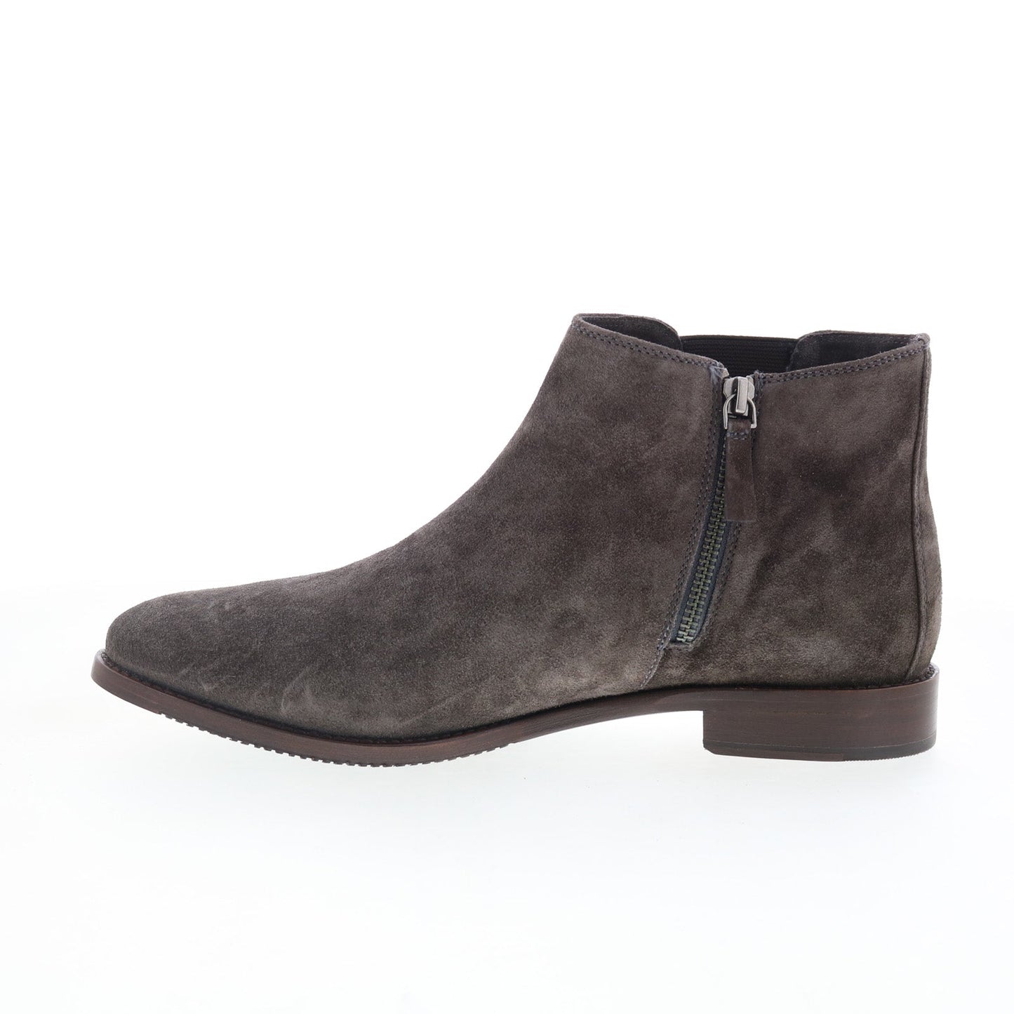 Johnston & Murphy Chelsea Boot 78-52146 Womens Gray Suede Casual Dress Boots