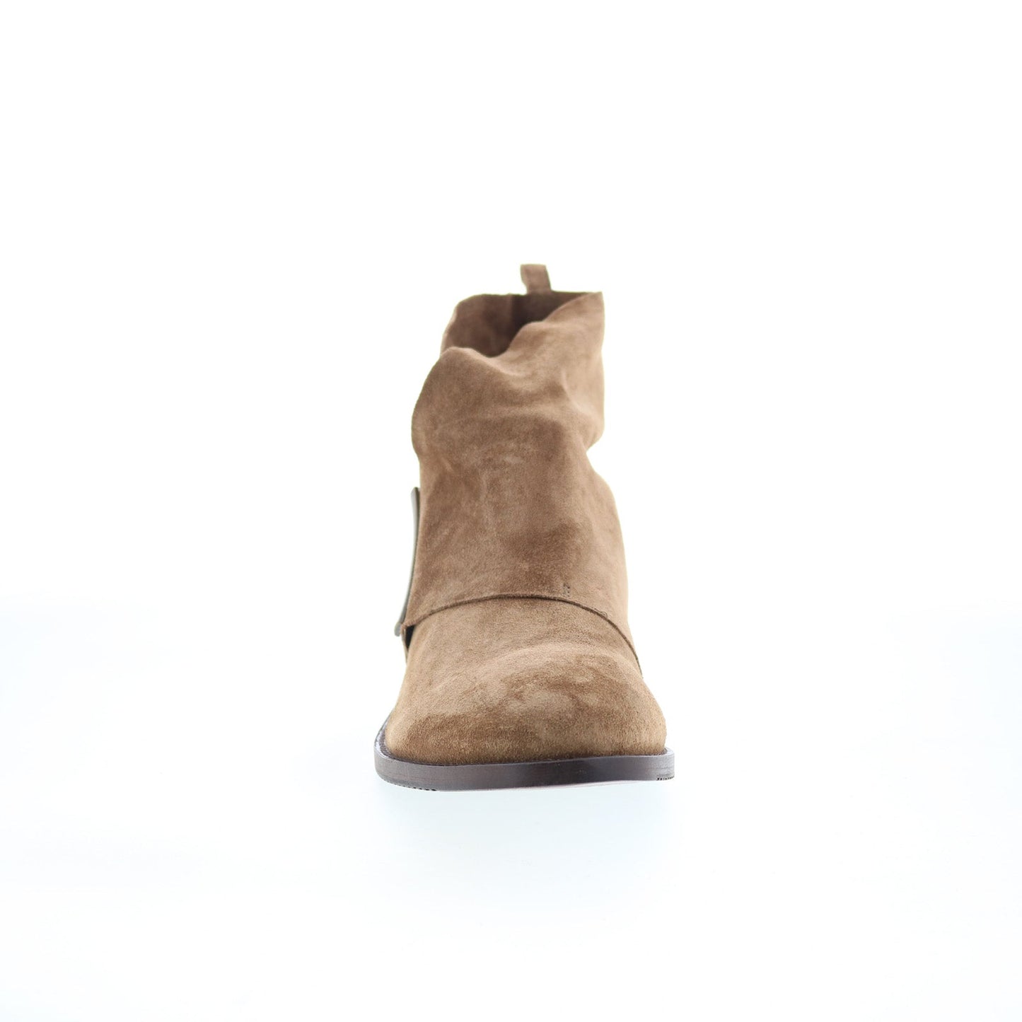 Johnston & Murphy 78-52193 Womens Brown Suede Slip On Casual Dress Boots