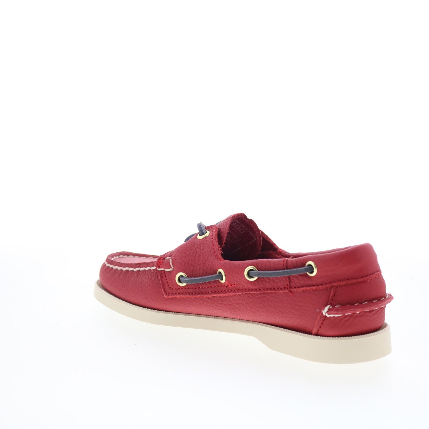 Sebago Portland Fisher 78113FW-913 Womens Red Loafers & Slip Ons Boat Shoes