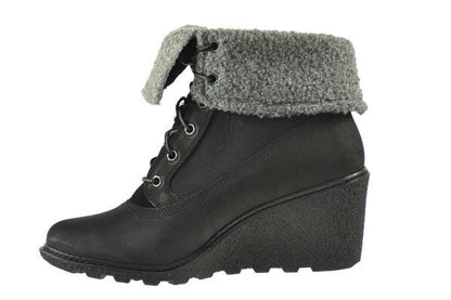Timberland Earthkeepers Amston Roll Top Women's Boots Black