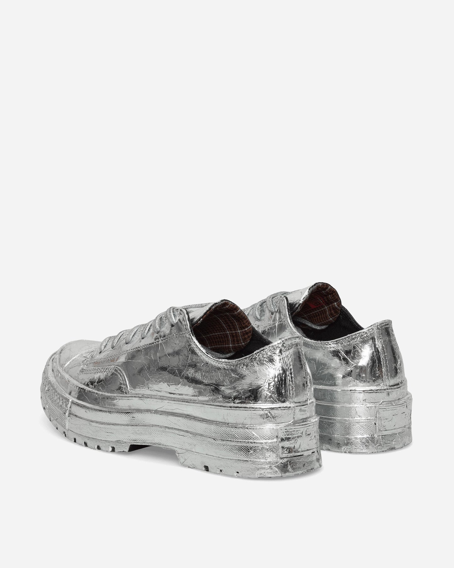 Chuck 70 National Leather Limited Edition Sneakers Silver Foil