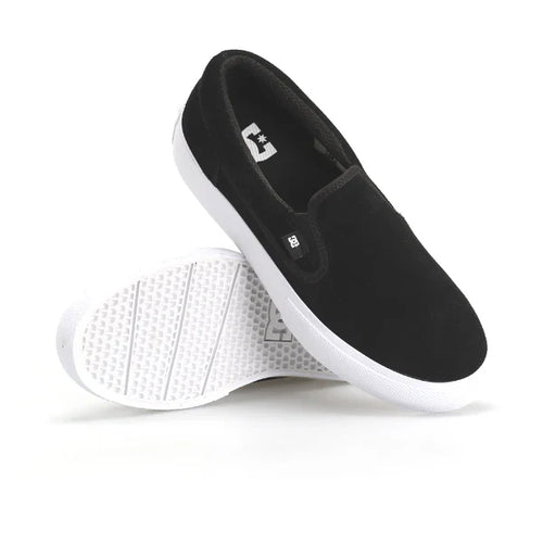 DC - Manual Slip-On SD Youth (Black/White) *SALE