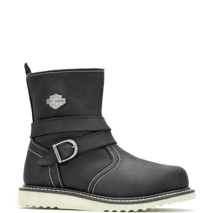 Harley-Davidson Jaynes 7" Engineer D84799 Womens Black Motorcycle Boots