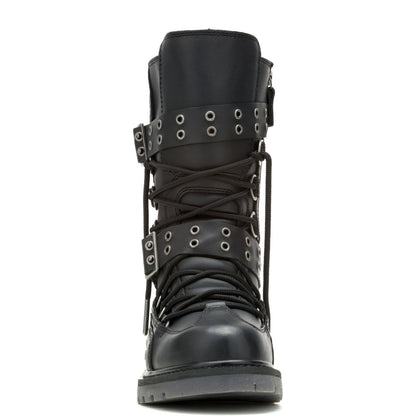 Harley-Davidson Uplift HDW D84810 Womens Black Leather Motorcycle Boots