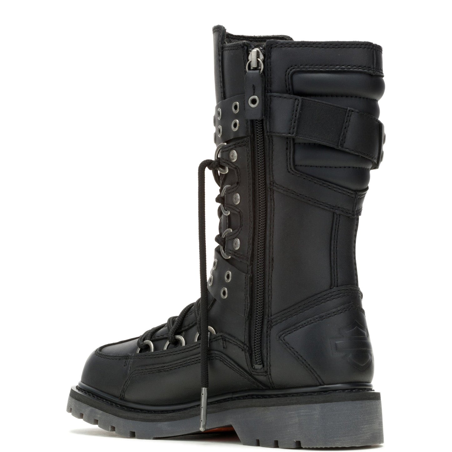 Harley-Davidson Uplift HDW D84810 Womens Black Leather Motorcycle Boots