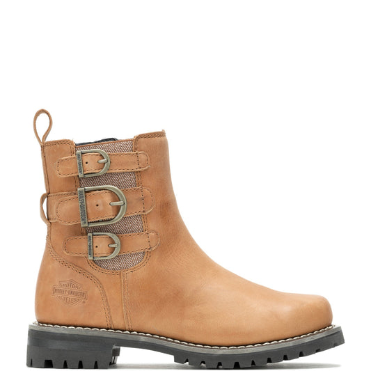 Harley-Davidson Beasley 6" Strap D87279 Womens Brown Casual Dress Boots