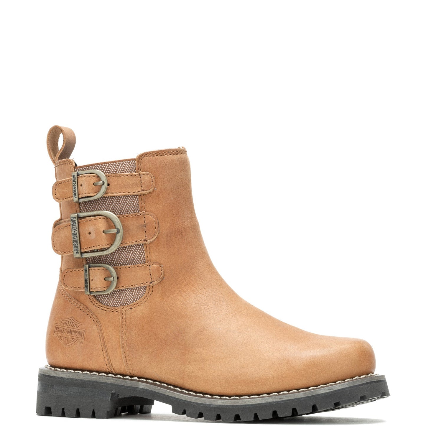 Harley-Davidson Beasley 6" Strap D87279 Womens Brown Casual Dress Boots
