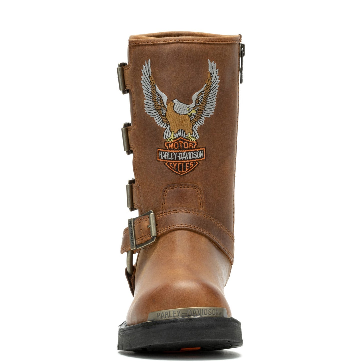 Harley-Davidson Corley D87306 Womens Brown Leather Motorcycle Boots