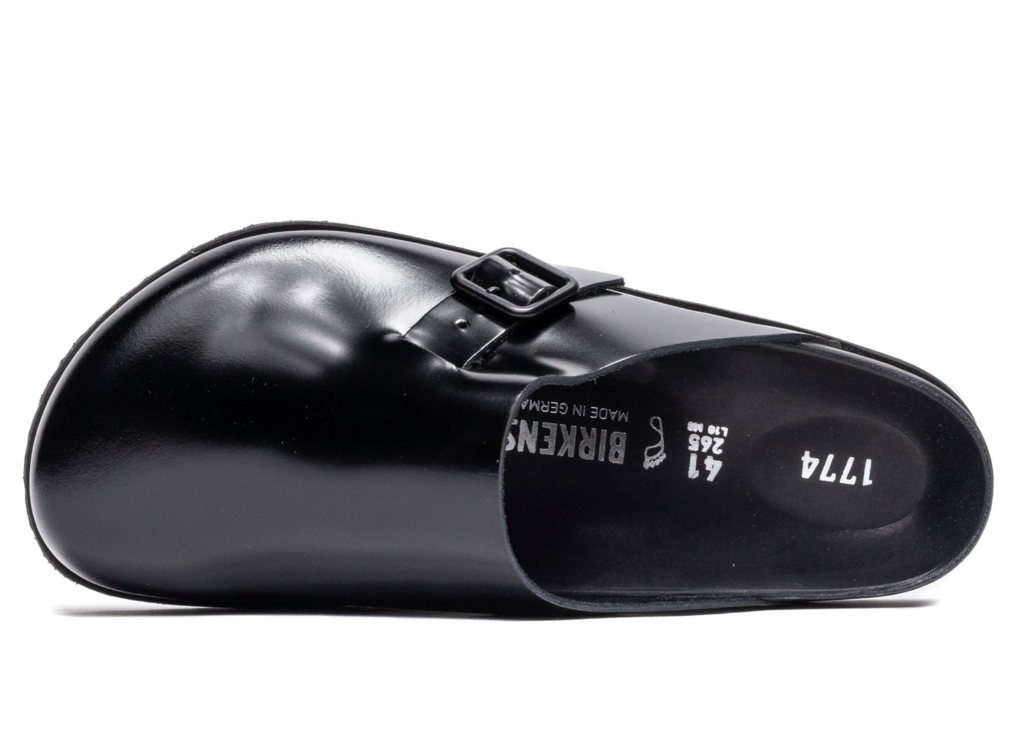 Birkenstock 1774 33 Dougal Shiny Leather in Black