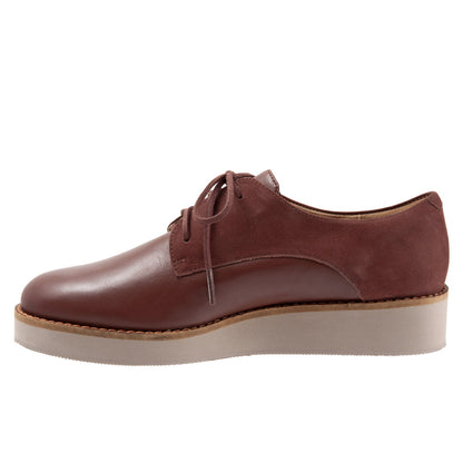 Softwalk Willis S1811-255 Womens Brown Oxfords & Lace Ups Casual Shoes