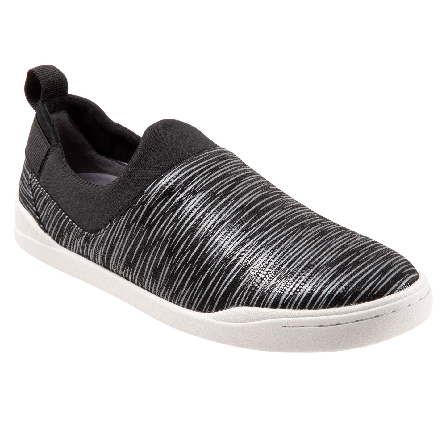 Softwalk Maya S2154-901 Womens Black Leather Lifestyle Sneakers Shoes