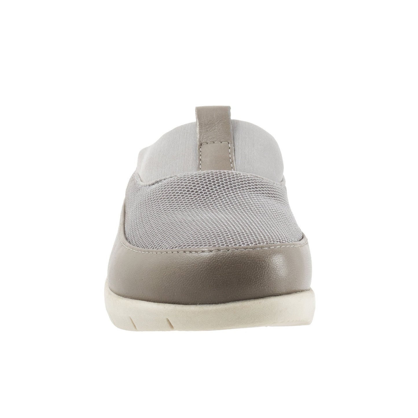 Softwalk Aberdeen Sport S2300-058 Womens Gray Wide Leather Clog Flats Shoes