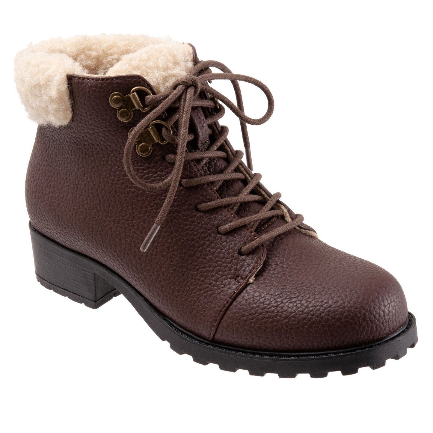 Trotters Becky 2.0 T2052-200 Womens Brown Leather Casual Dress Boots