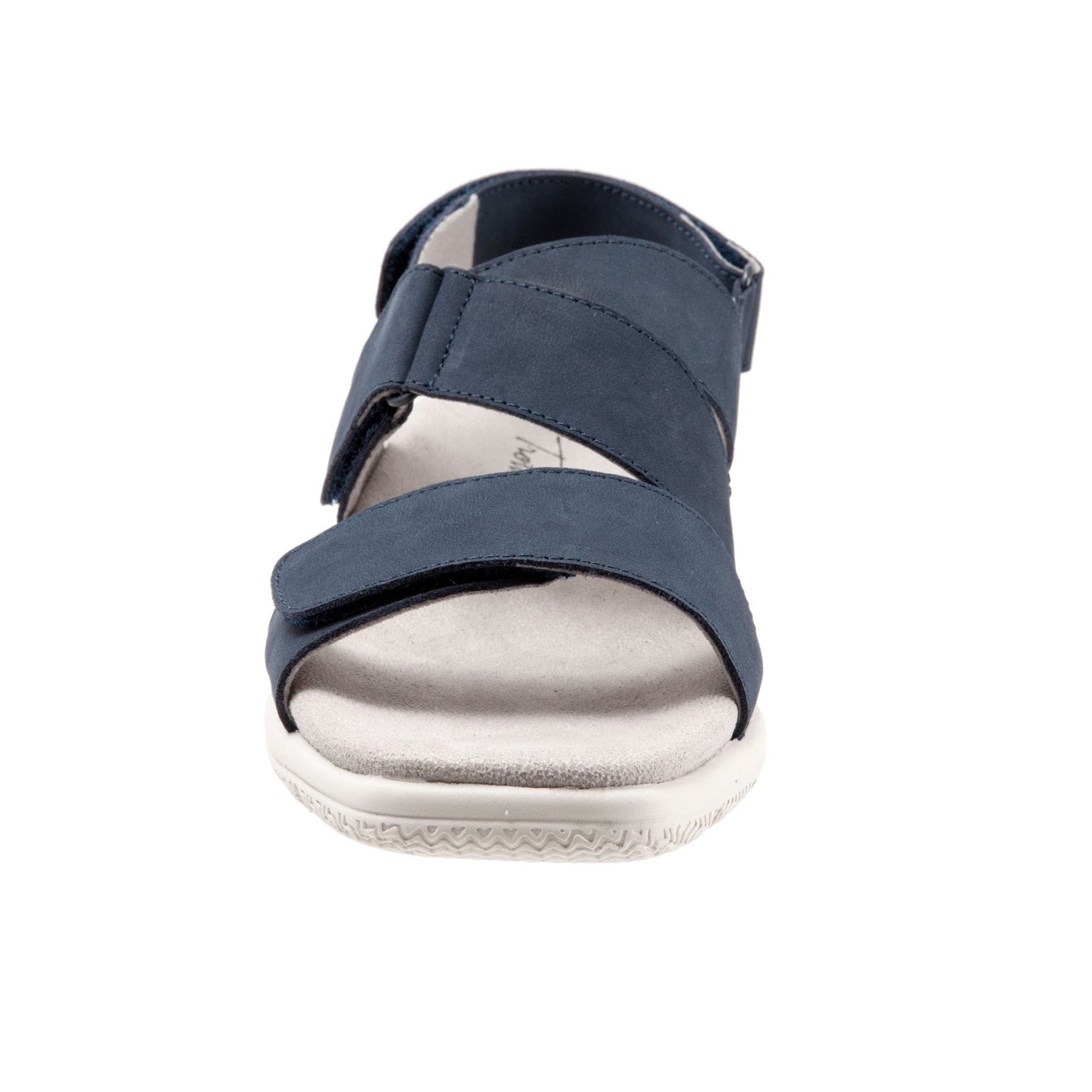 Trotters Tatia T2237-414 Womens Blue Nubuck Strap Sport Sandals Shoes