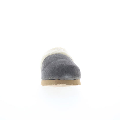 Hitchcock Dottie W168-66 Womens Gray Extra Wide 4E Mules Slippers Shoes